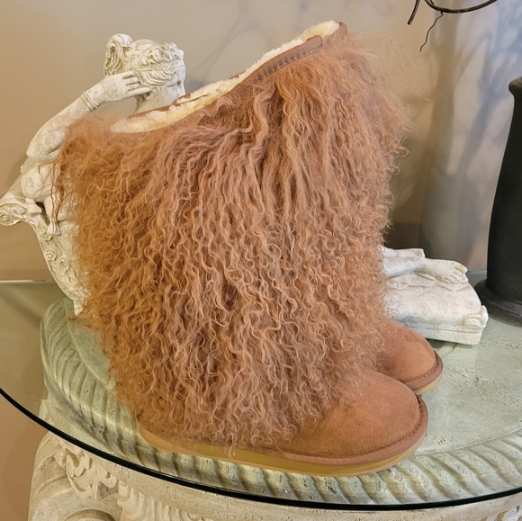 Australia Luxe Collective Huns Boot Mongolian Sheep Hair Sheep in Size 8. #399 - Picture 9 of 17
